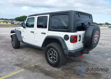 2024 Jeep Wrangler 4-Door Rubicon 4X4 z USA, uszkodzony, nr VIN 1C4PJXFG1RW300794